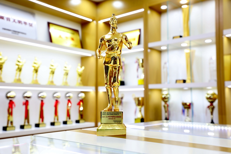 喜訊！公司捧回兩座“小金人”